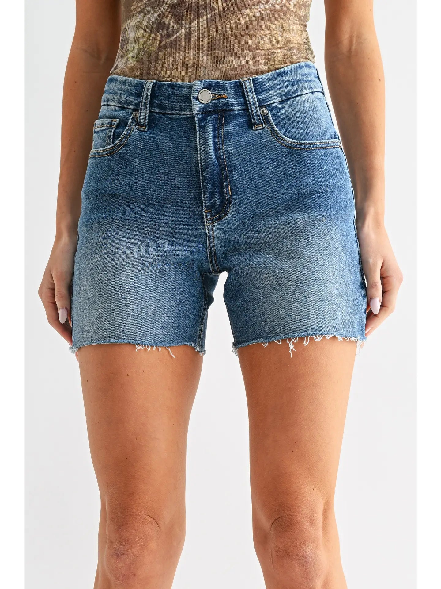 Everyday Walking Denim Short - Medium Denim