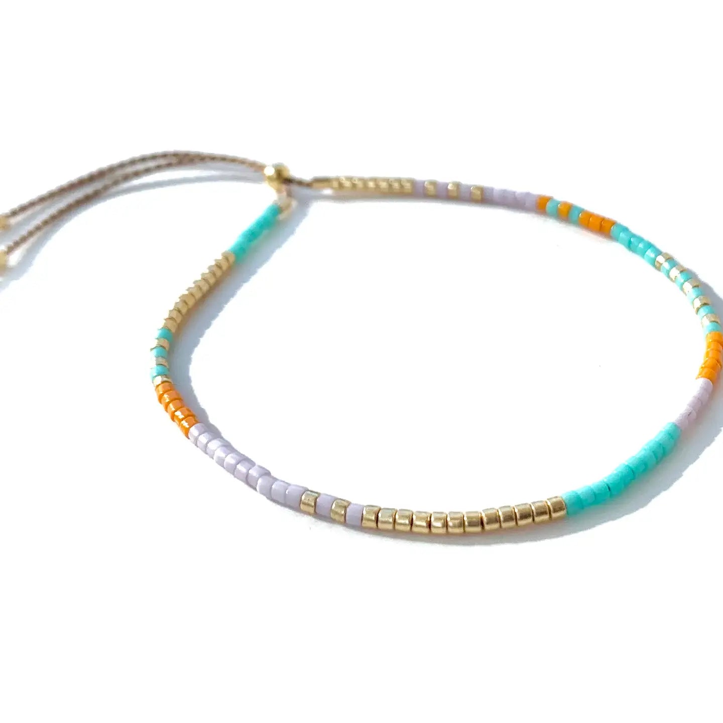 Beaded Bracelet with Adjustable Clasp