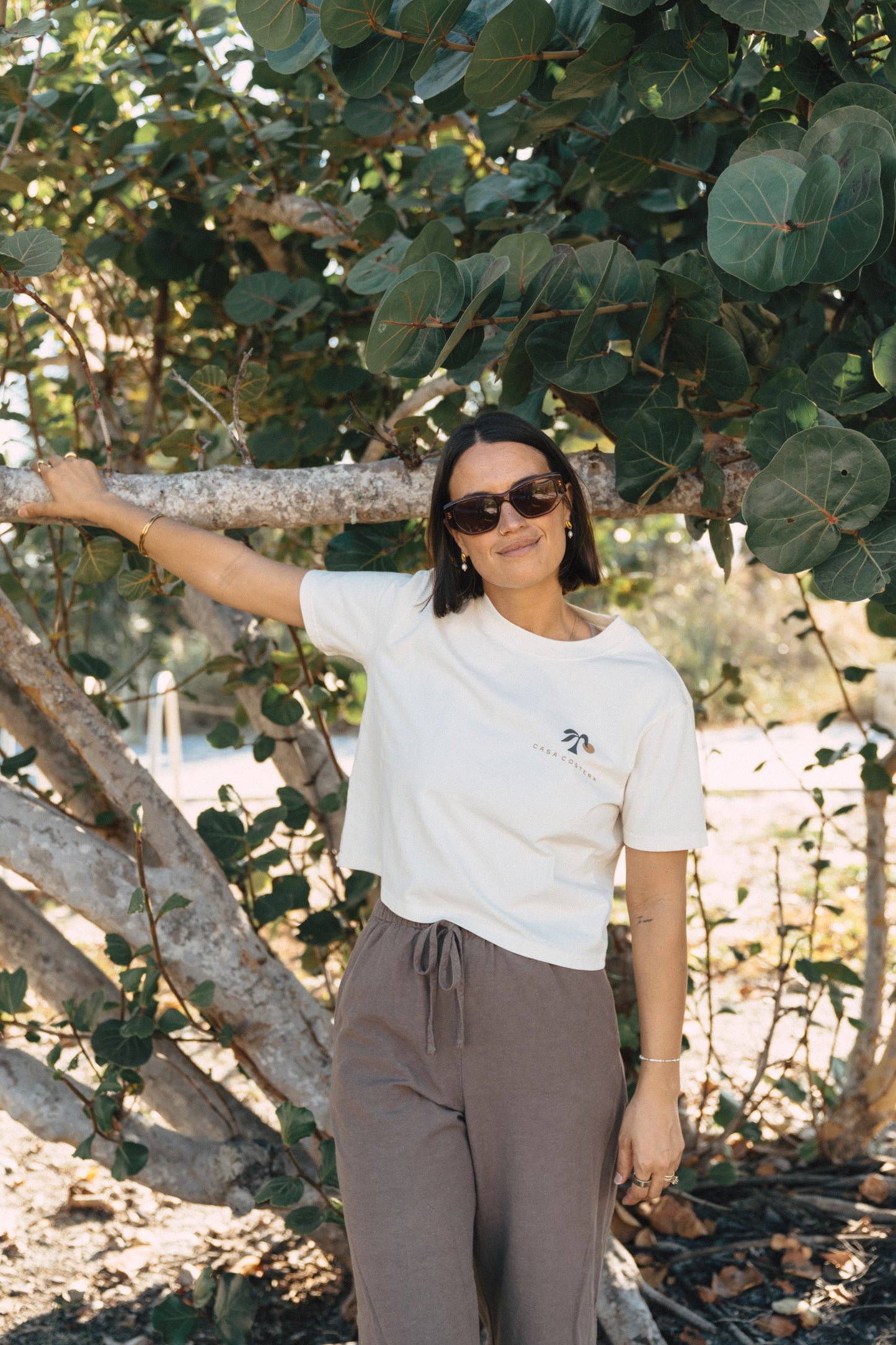 Sunshine State Of Mind Crop Tee