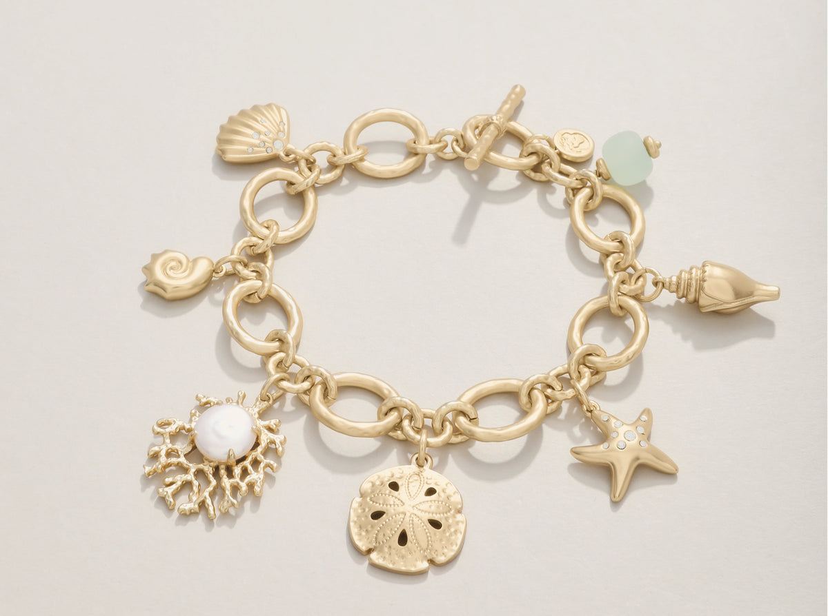 Coastal Dreams Charm Toggle Bracelet