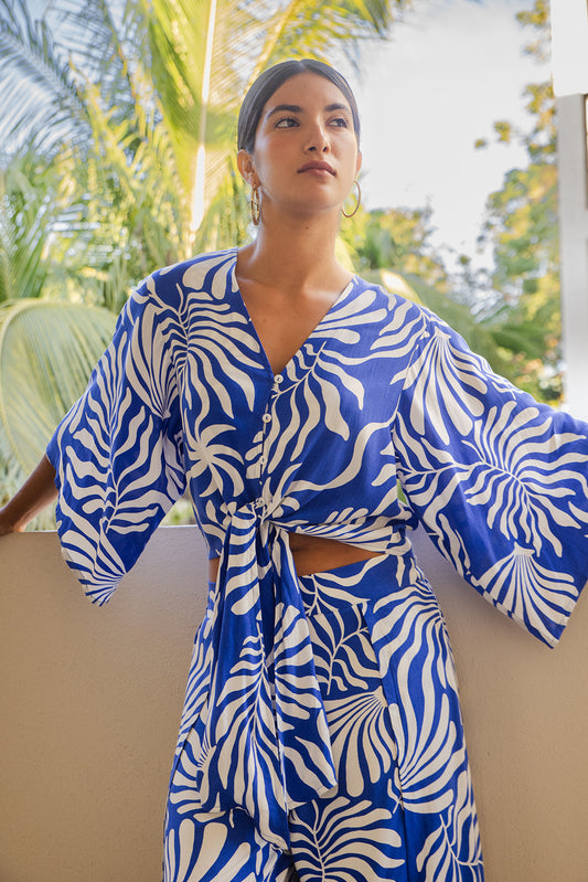 Lanai Kimono Tie Blouse