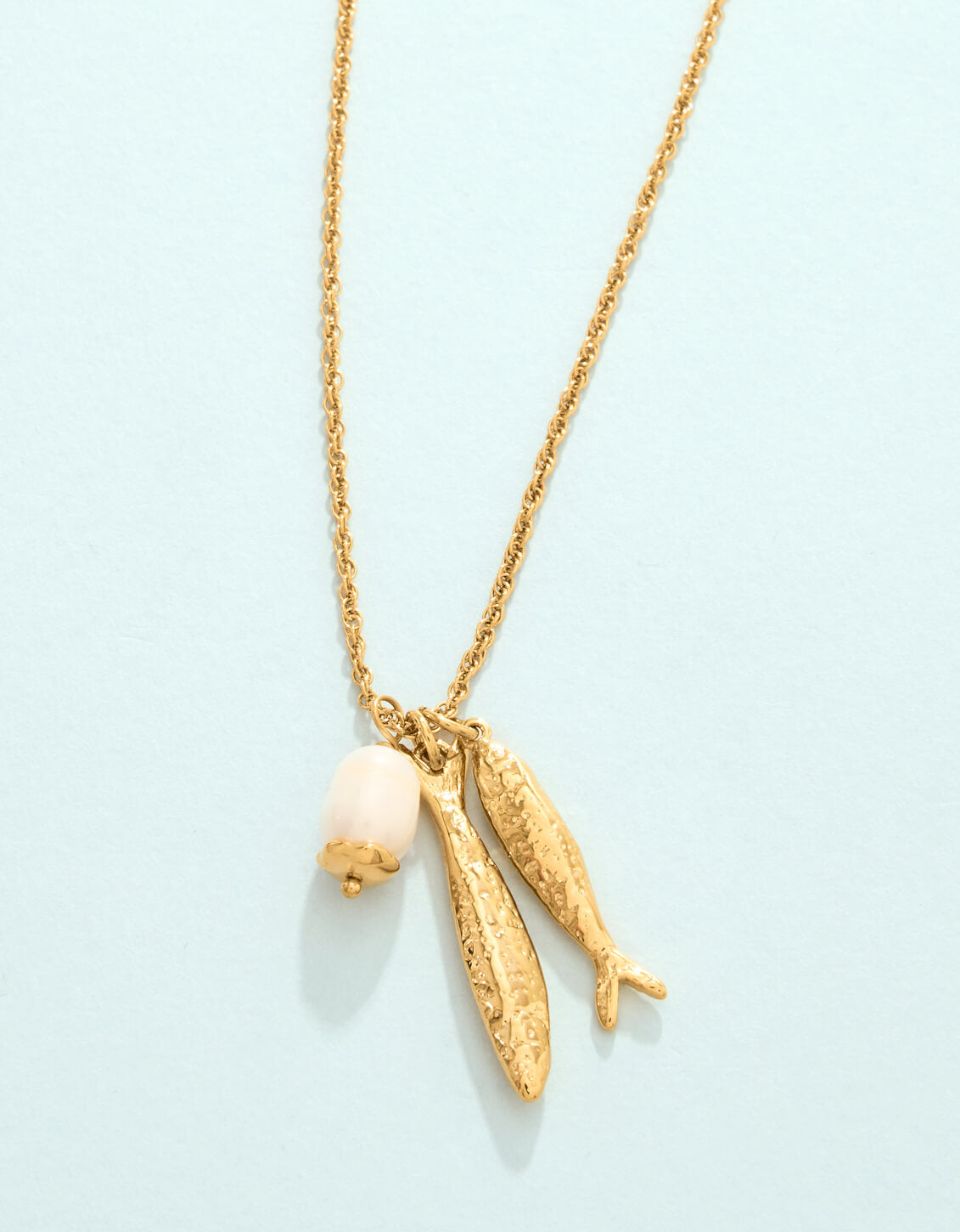 SP Sardines Necklace 18“ Gold