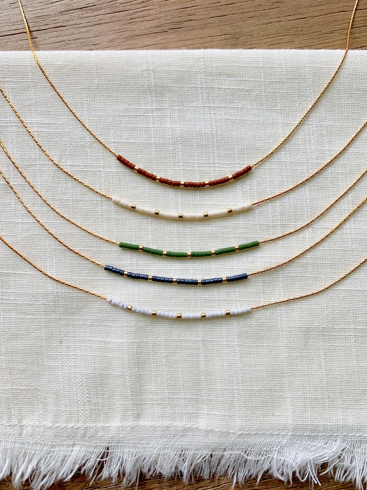 Handmade Matte Minimalist Necklace