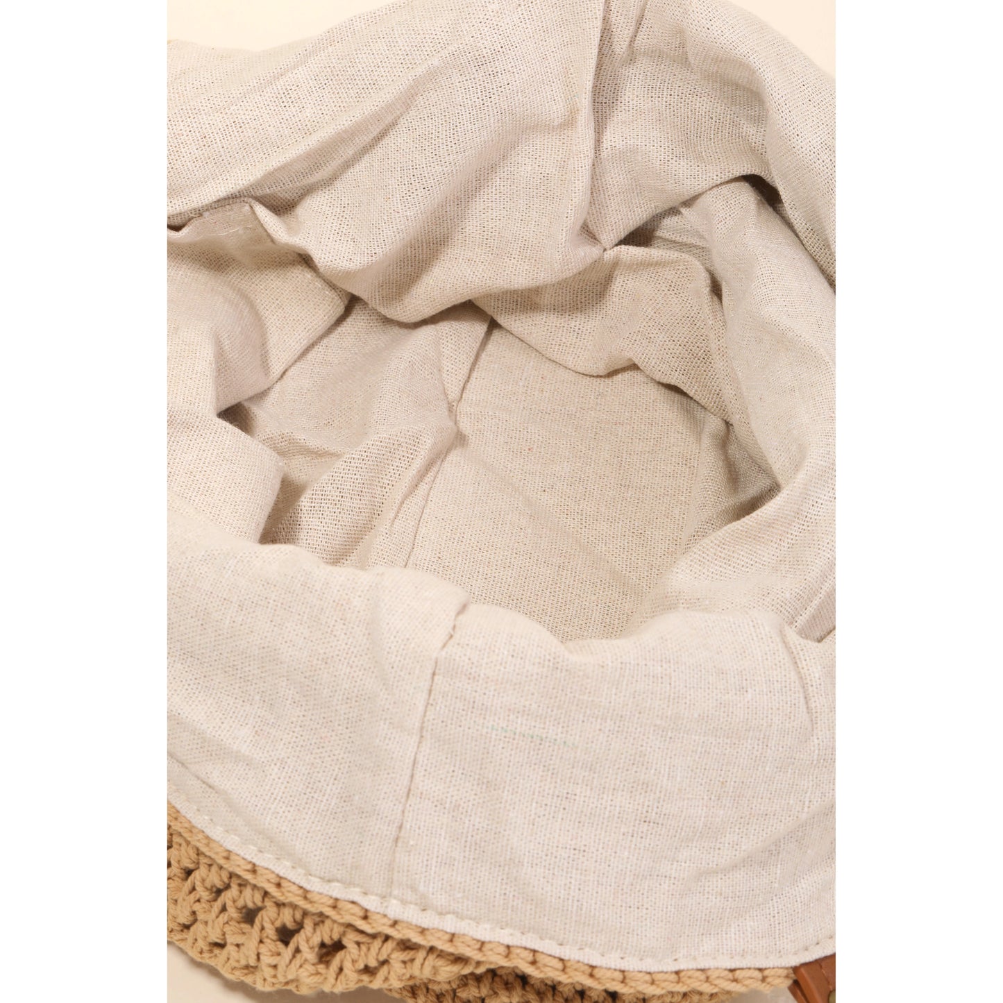 Straw Braided Rectangle Tote Bag