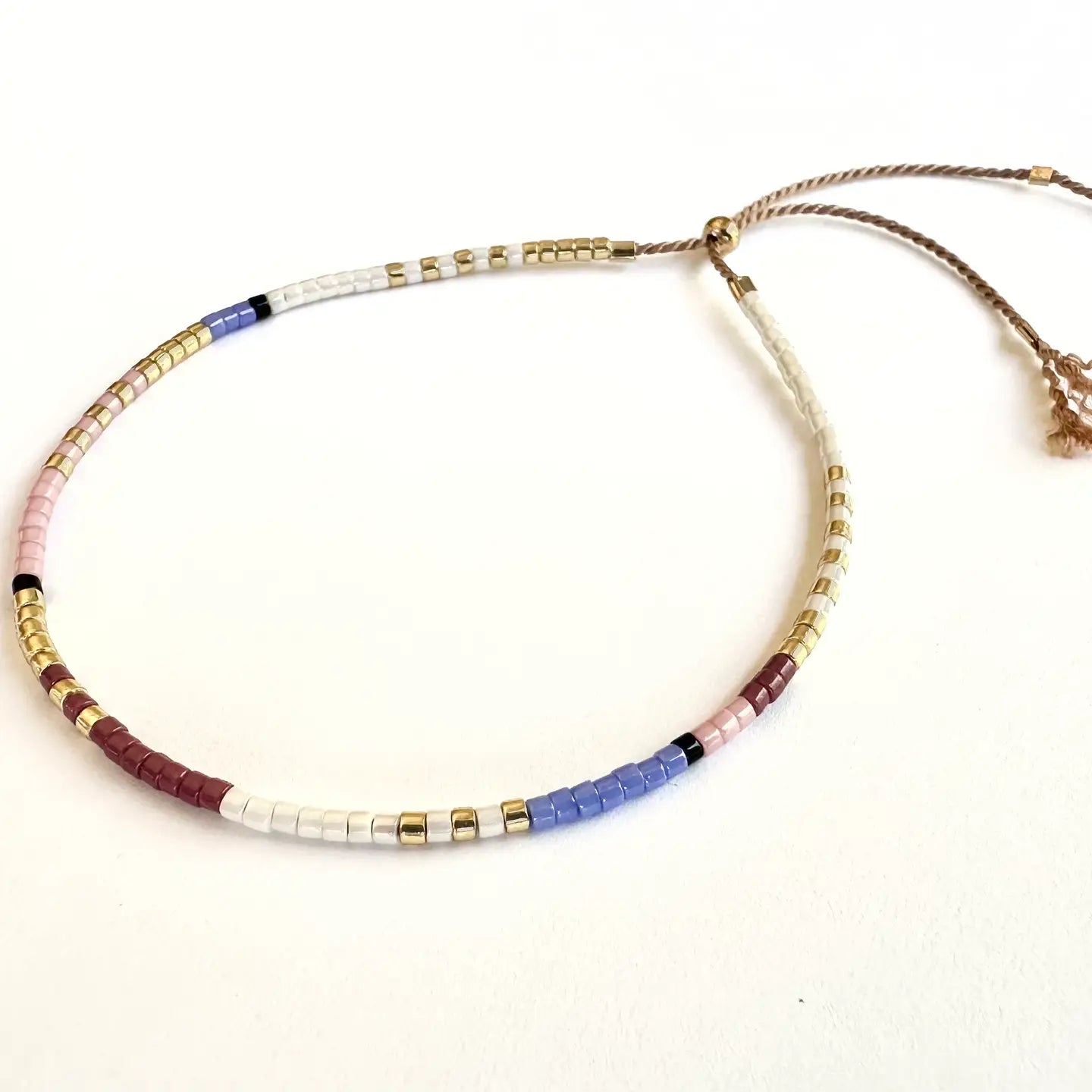 Beaded Bracelet with Adjustable Clasp