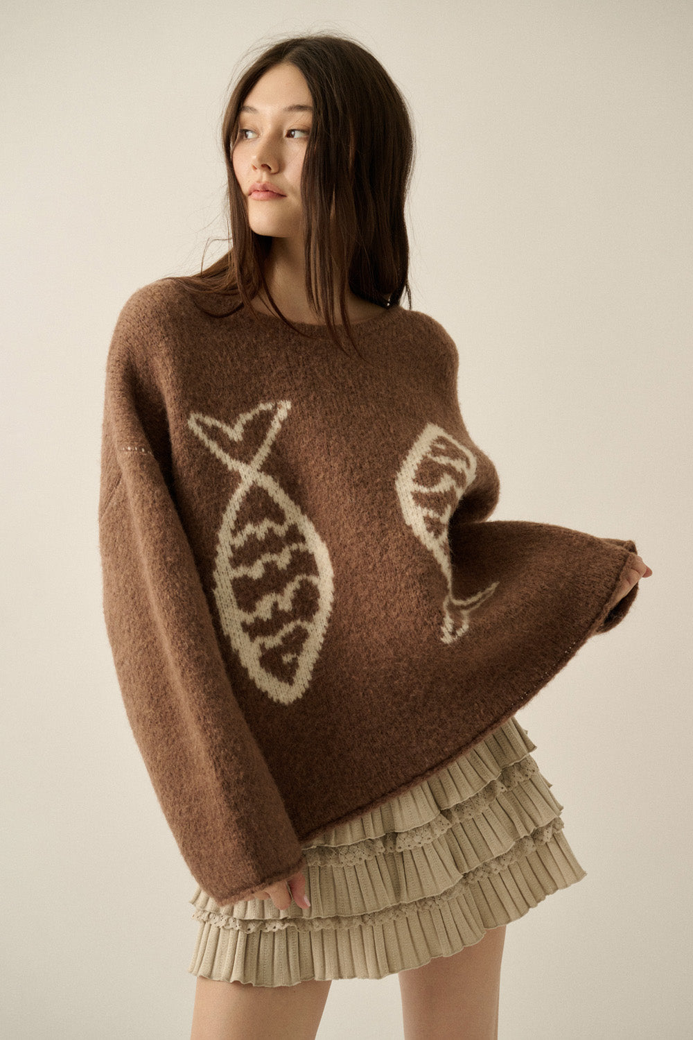 Fish Knit Sweater