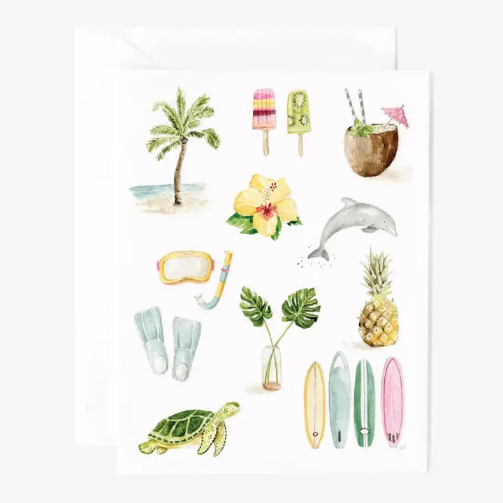 Tropical Notecard Set of 8
