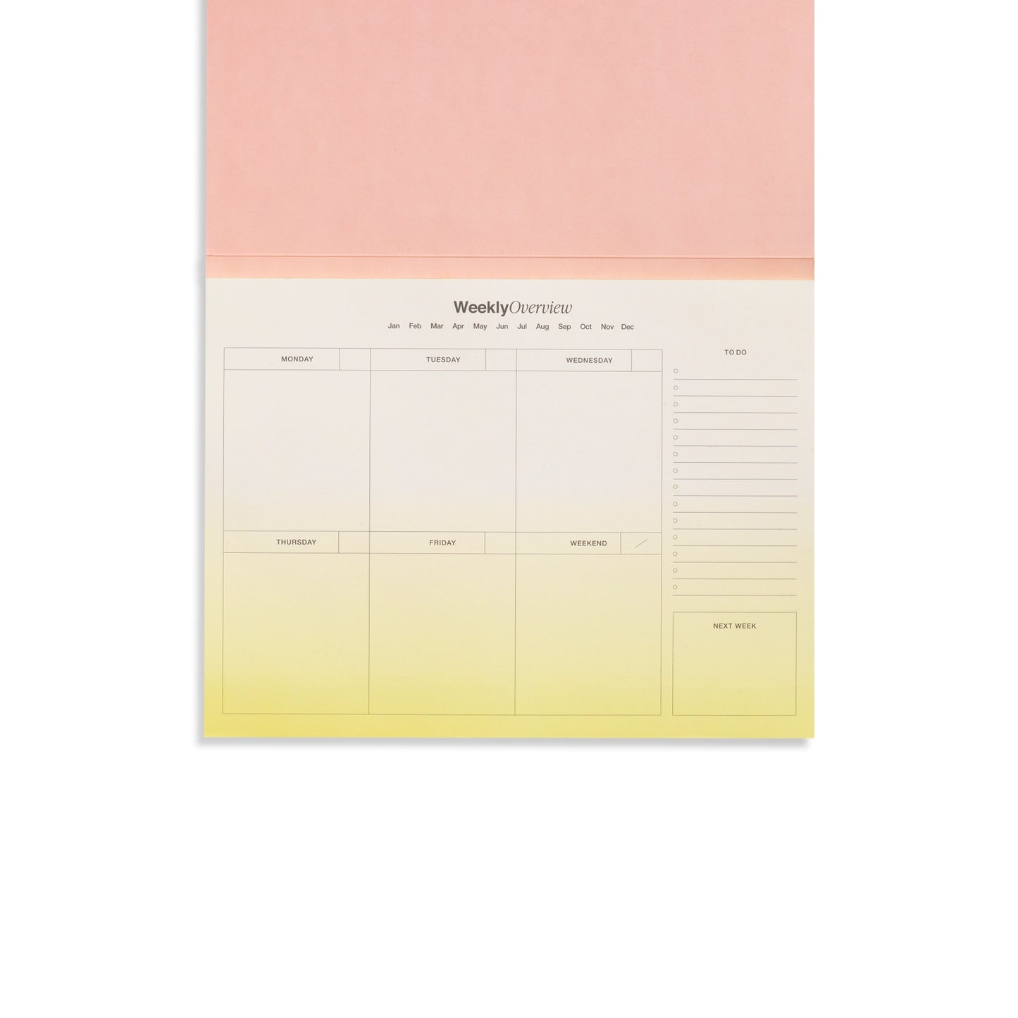 Papier Weekly Desk Planner