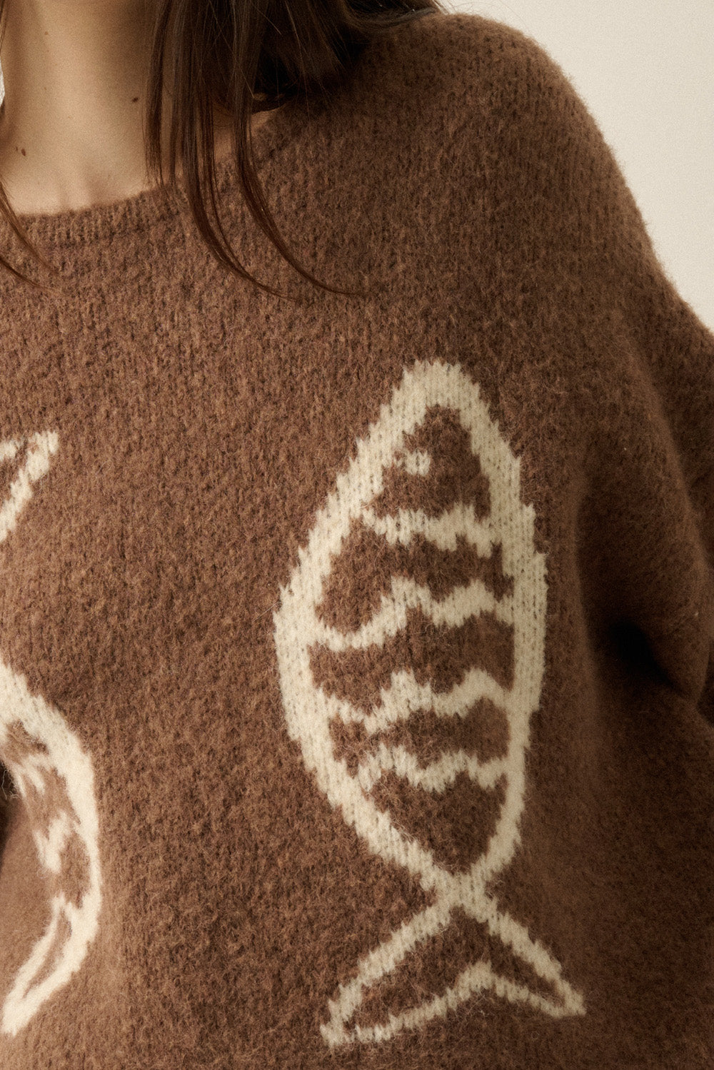 Fish Knit Sweater
