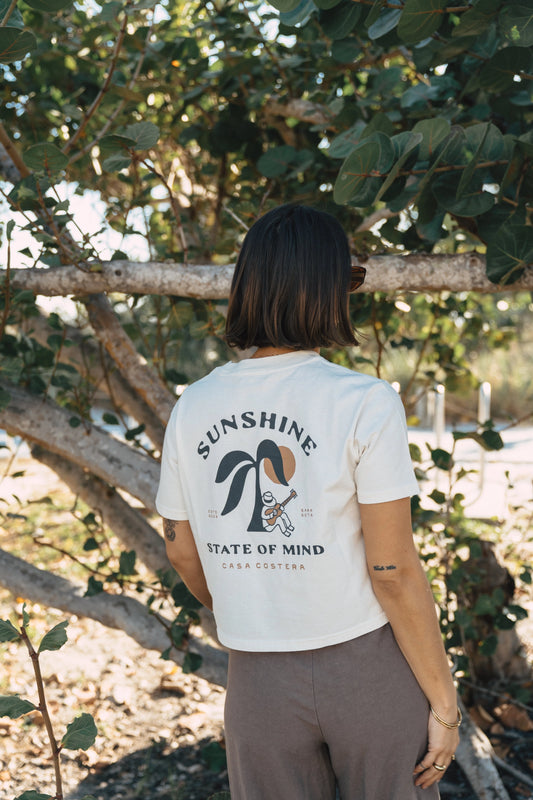 Sunshine State Of Mind Crop Tee