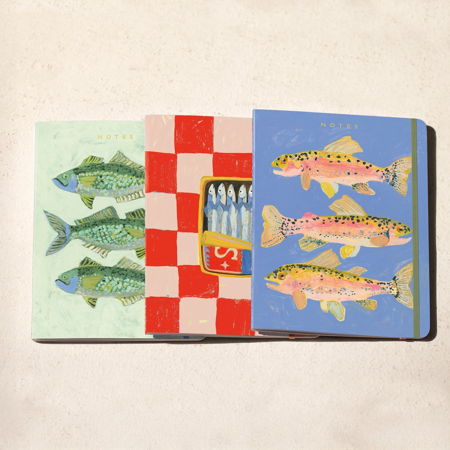 Seedlings Three Fish Notebook Set