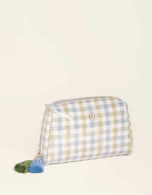 Gingham Cosmetic Pouch