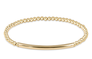 Classic Gold Bead Bracelet - Bliss Bar Gold