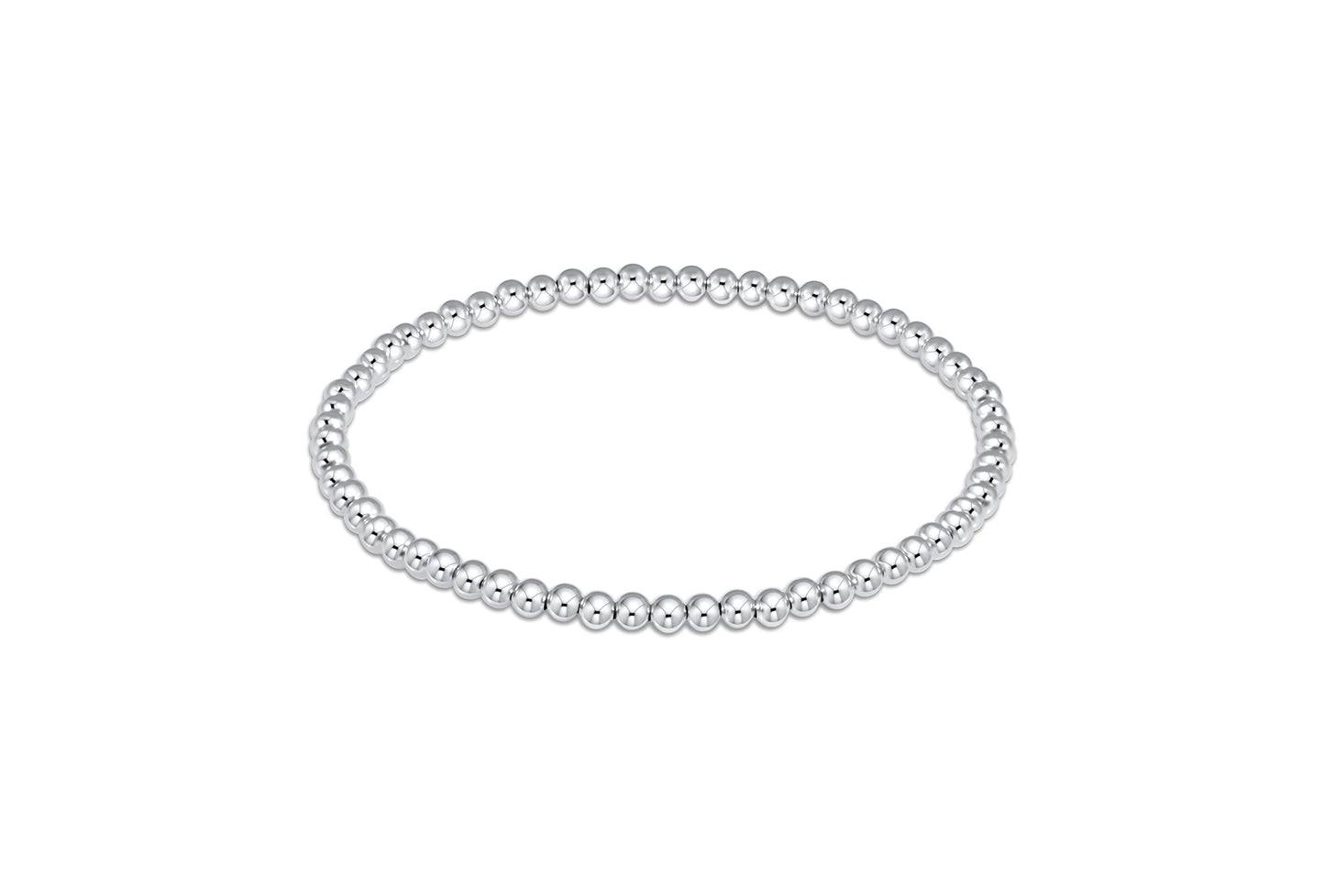 Classic Sterling 3mm Bead Bracelet