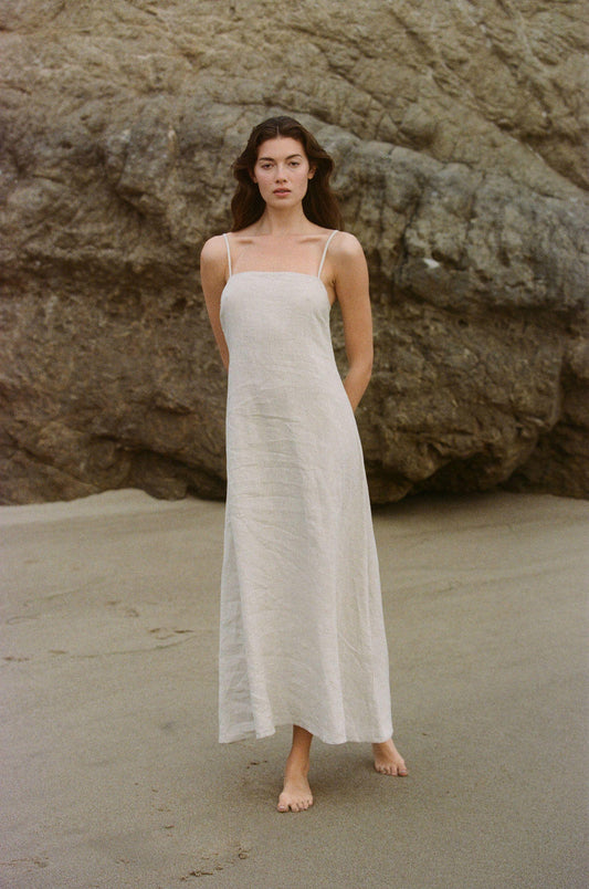 Quella Linen Maxi Dress