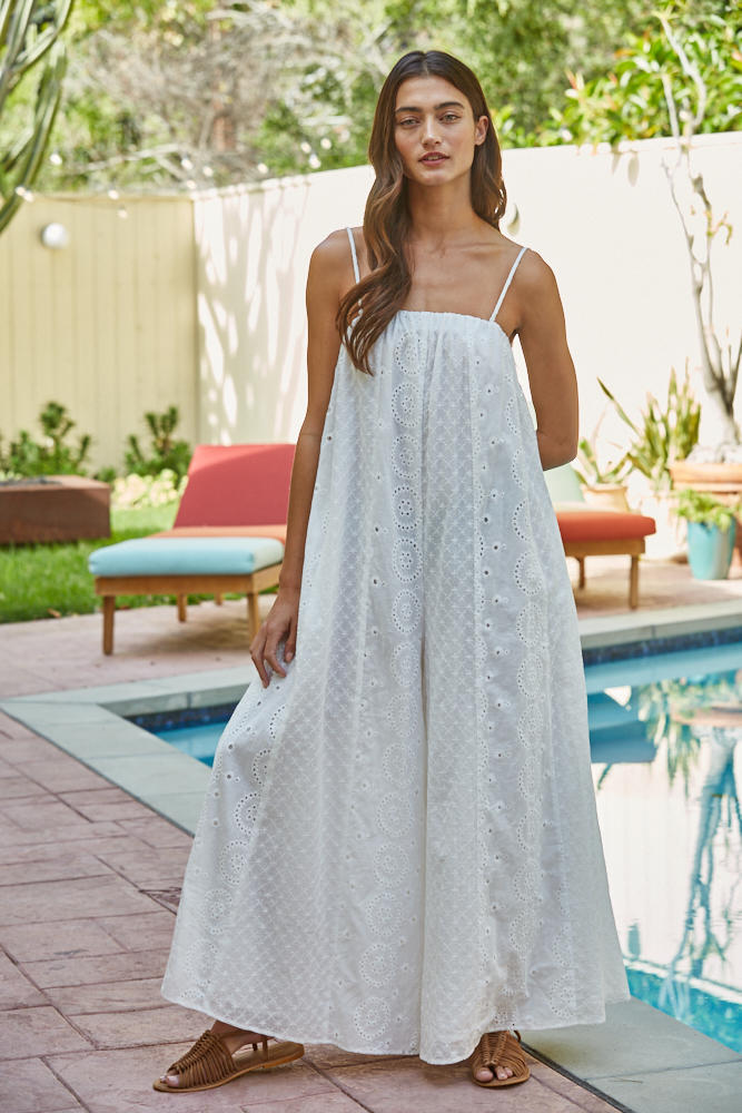 Valerie Eyelet Jumpsuit