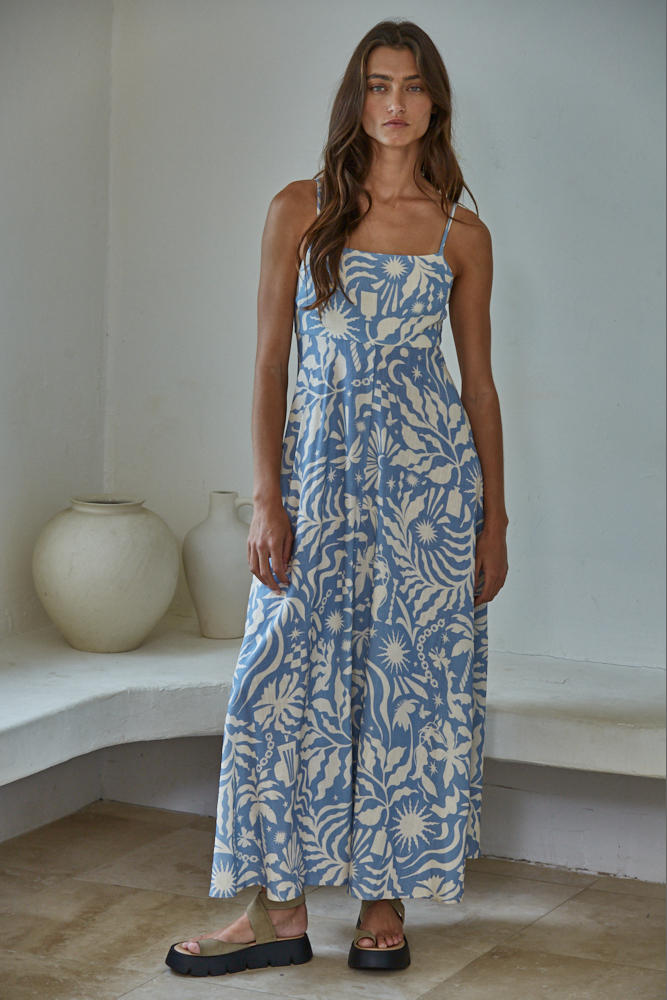 Palmetto Midi Dress