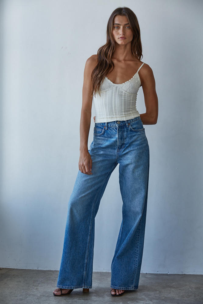 Jacquard Flirty Seamless Tank