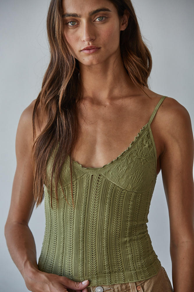 Jacquard Flirty Seamless Tank