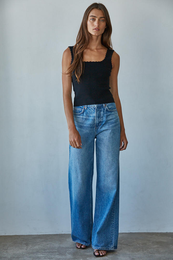 Scallop Shell Tank Top