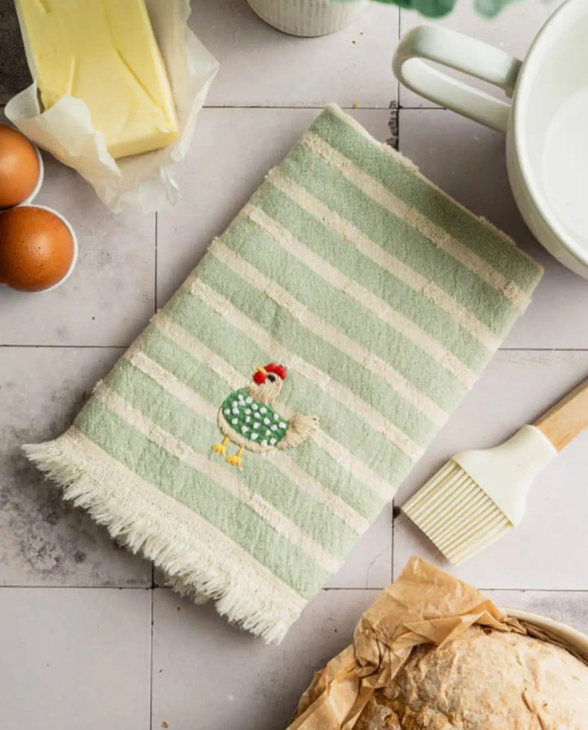 Margot Rooster Kitchen Towel
