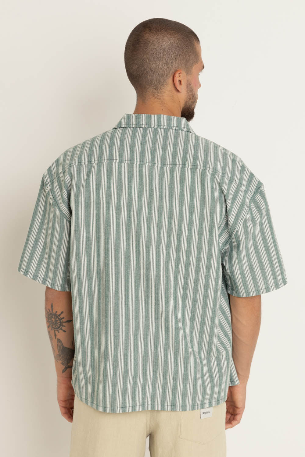 Butch Relaxed Stripe Short Sleeve Shirt