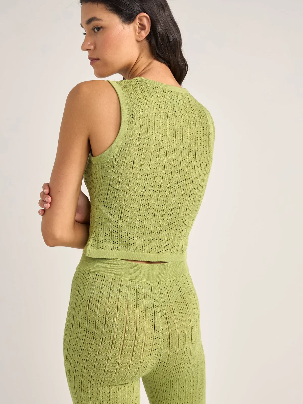 Ojai Pointelle Straight Leg Pant