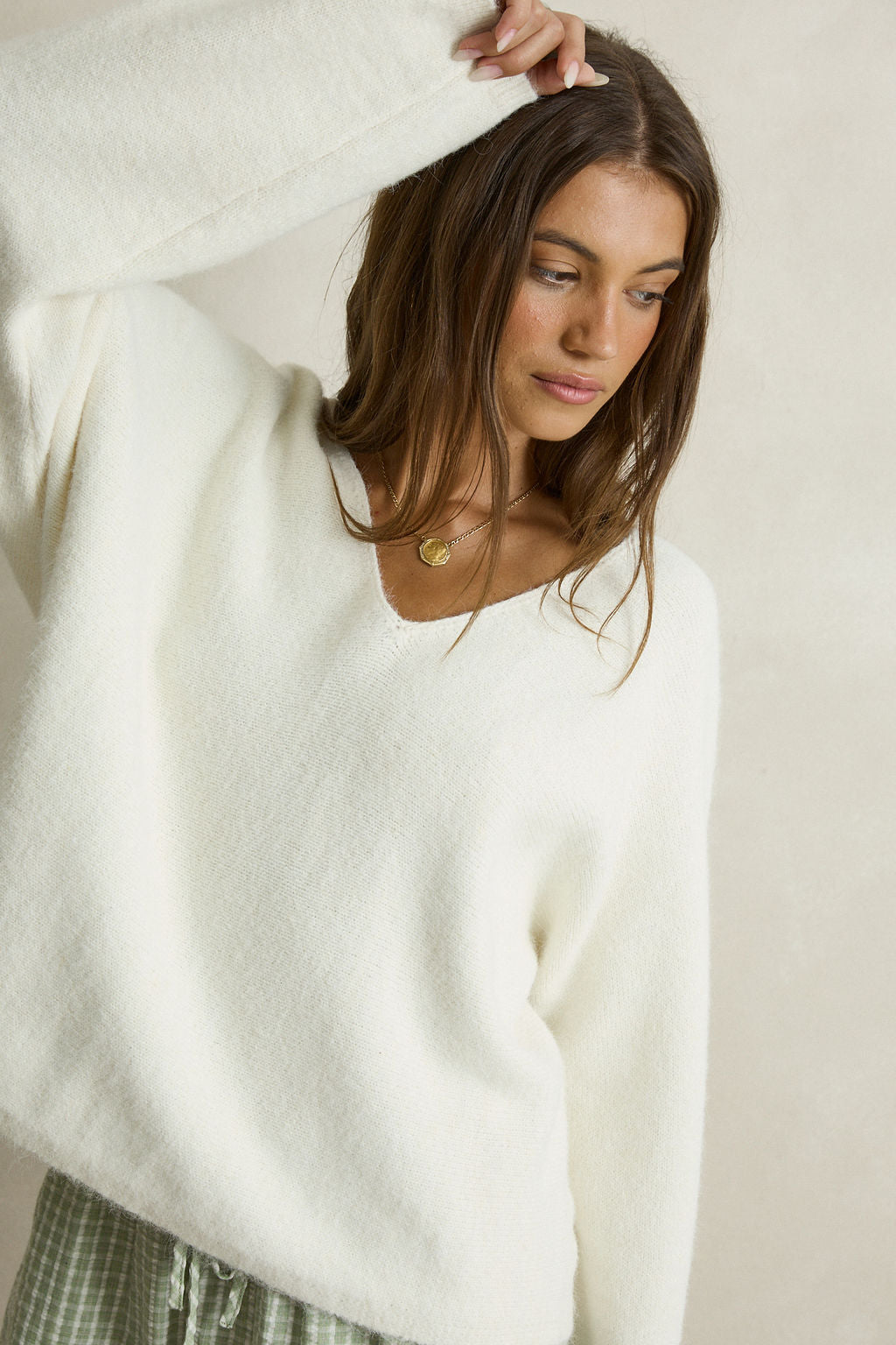 Adele Oversized Long Sleeve Knit Top