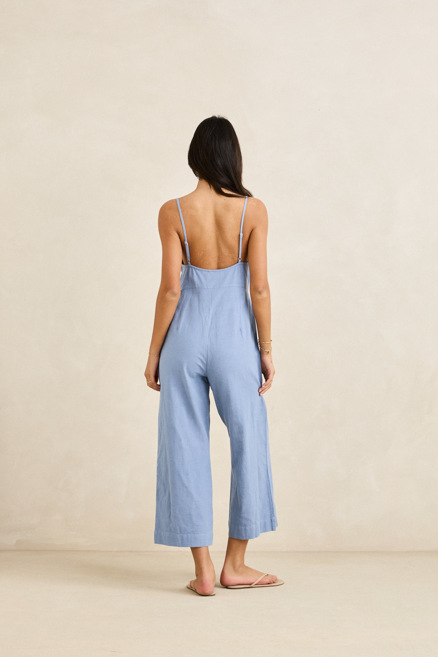 Classic Linen Jumpsuit