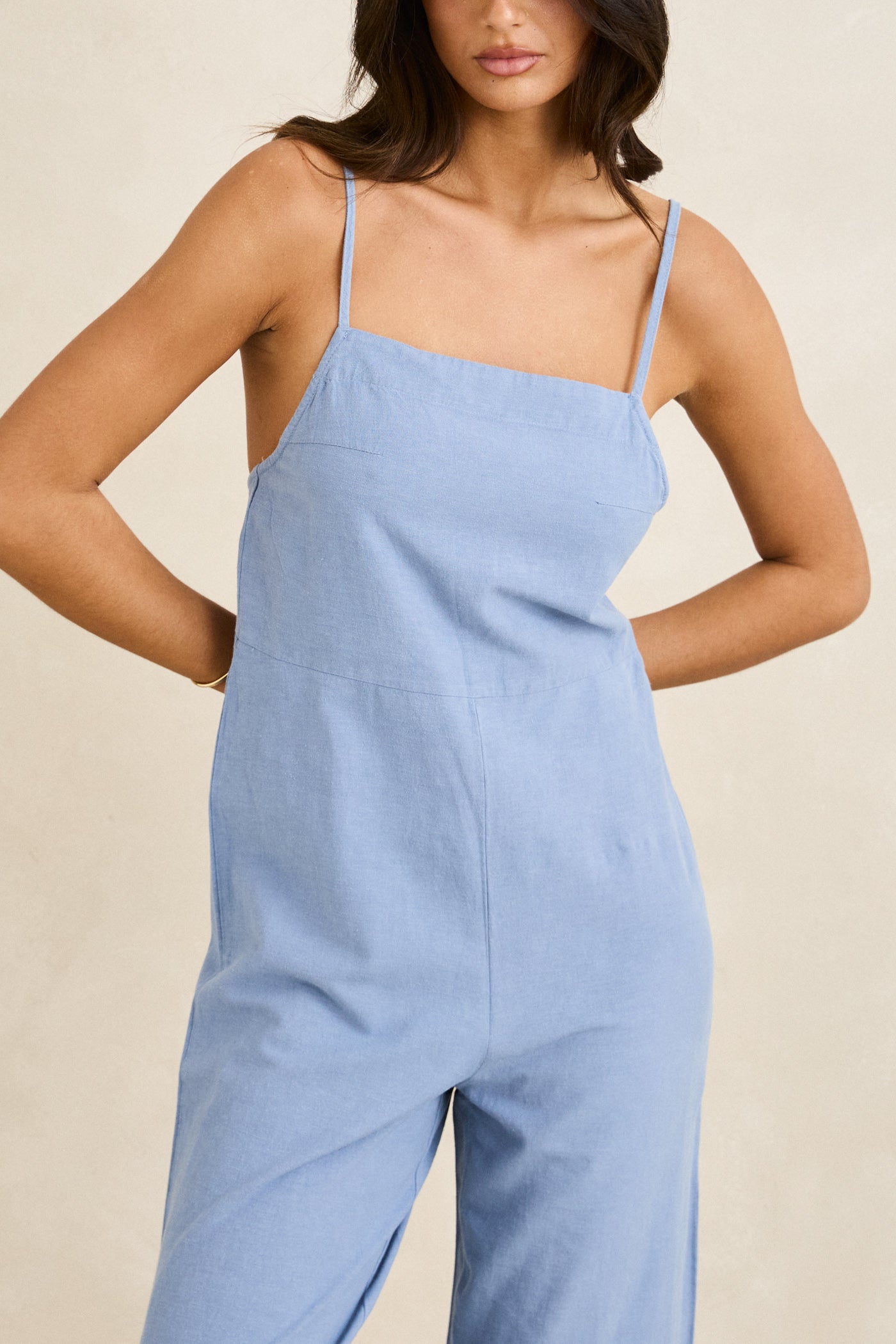 Classic Linen Jumpsuit