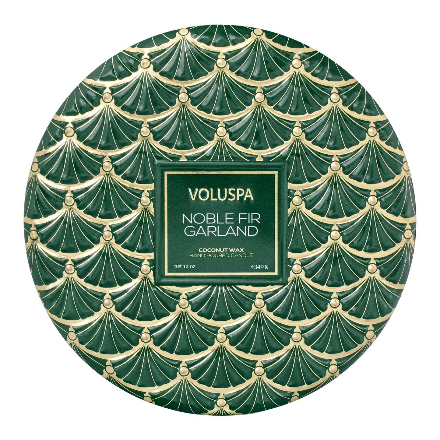 Noble Fir Garland 3 Wick Tin