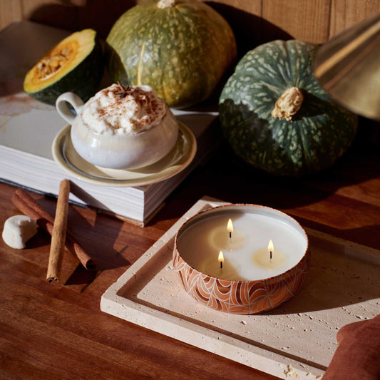 Spiced Pumpkin Latte 3W Tin Candle