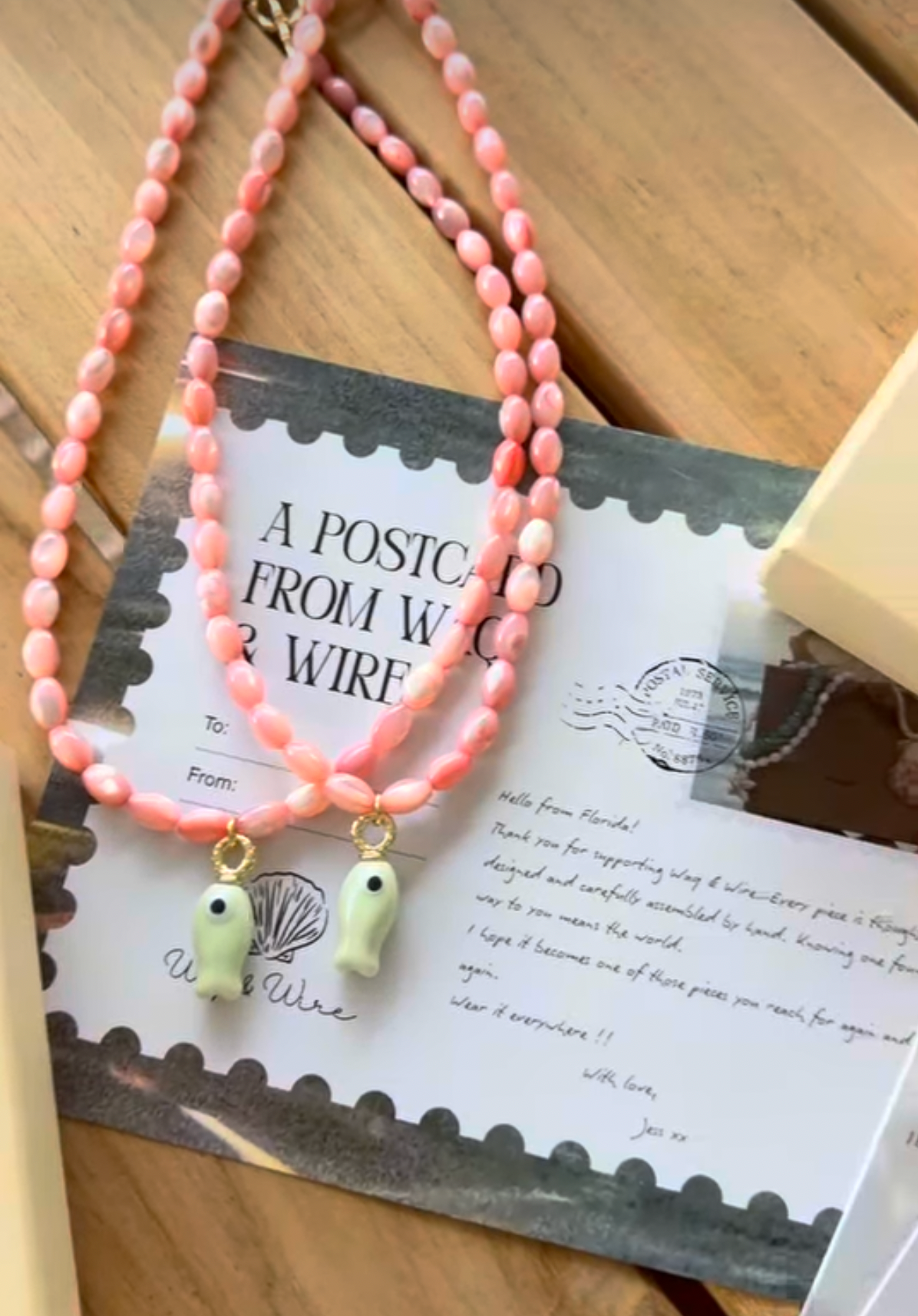 Waq & Wire Fish Necklace