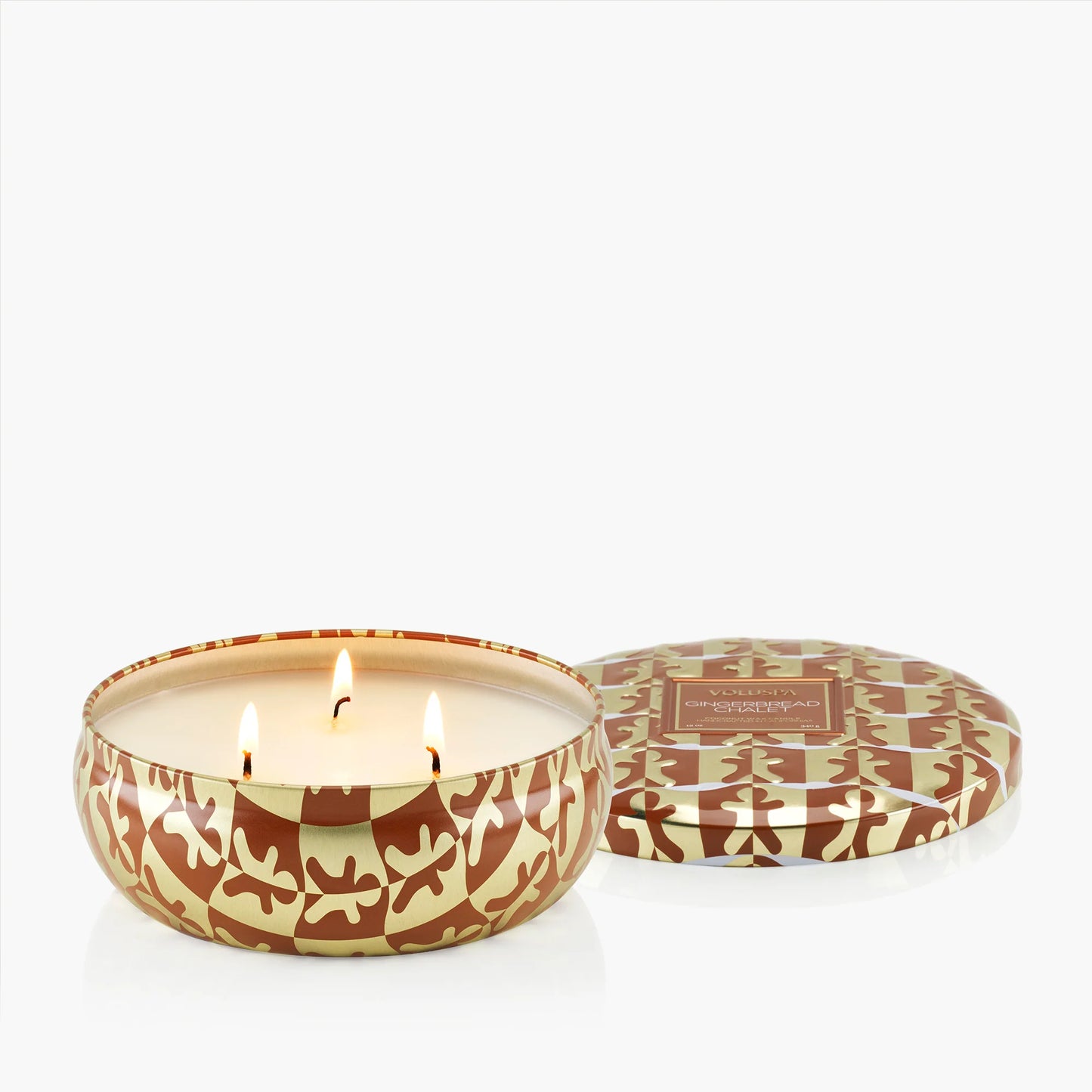 Gingerbread Chalet 3W Tin Candle