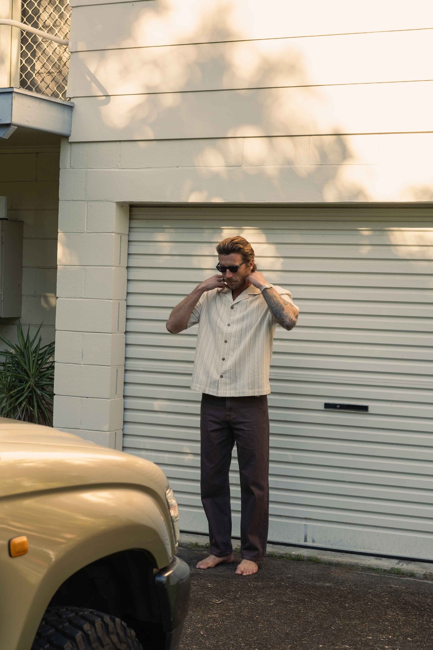 Benny Relaxed Stripe Short Sleeve Shirt