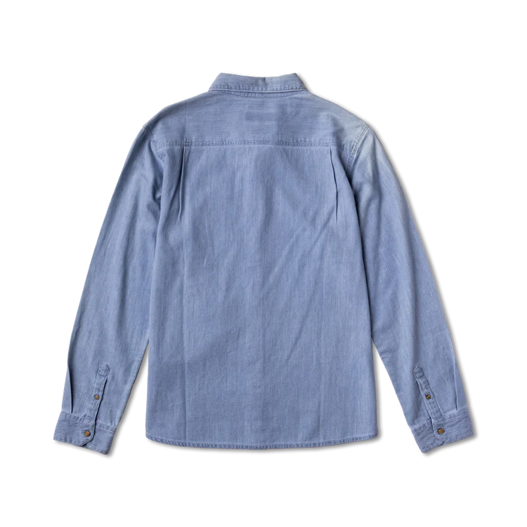 Scholar Long Sleeve Woven Bleached