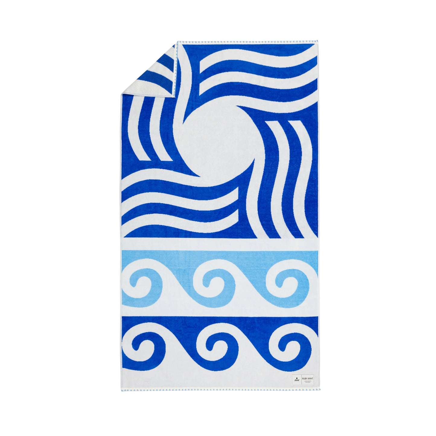 Ruby Mint Lux Beach Towels