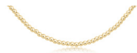 15" Choker Classic Gold 2mm Bead