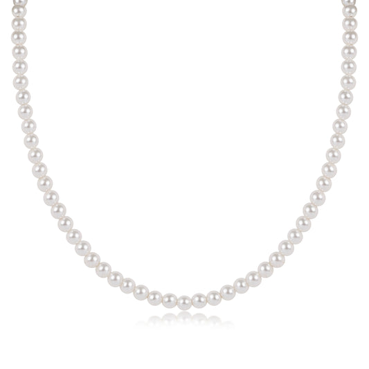 15" Choker Classic Pearl 4mm Bead