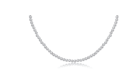 15" Choker Classic Sterling 3mm Bead
