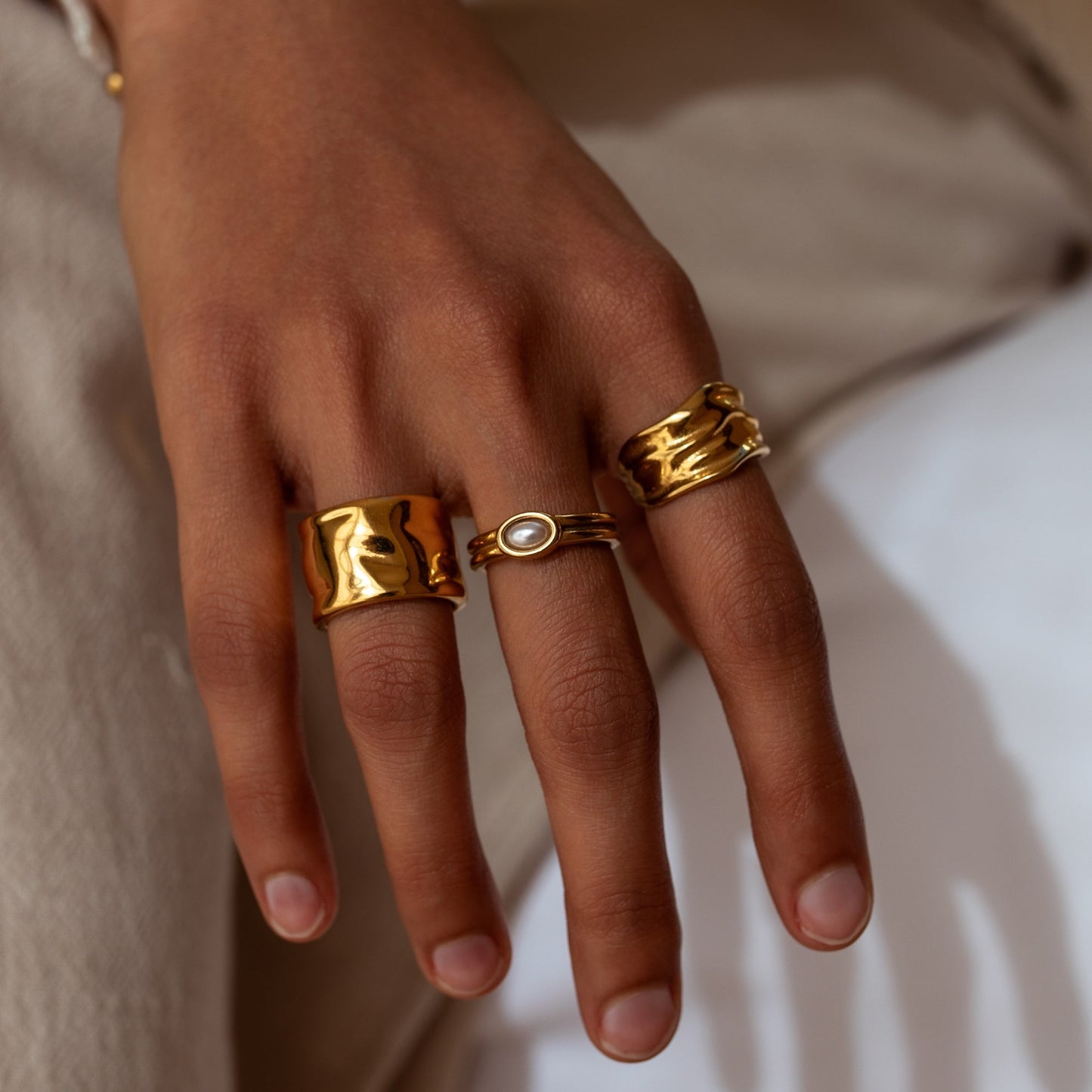 Lila Ring Gold
