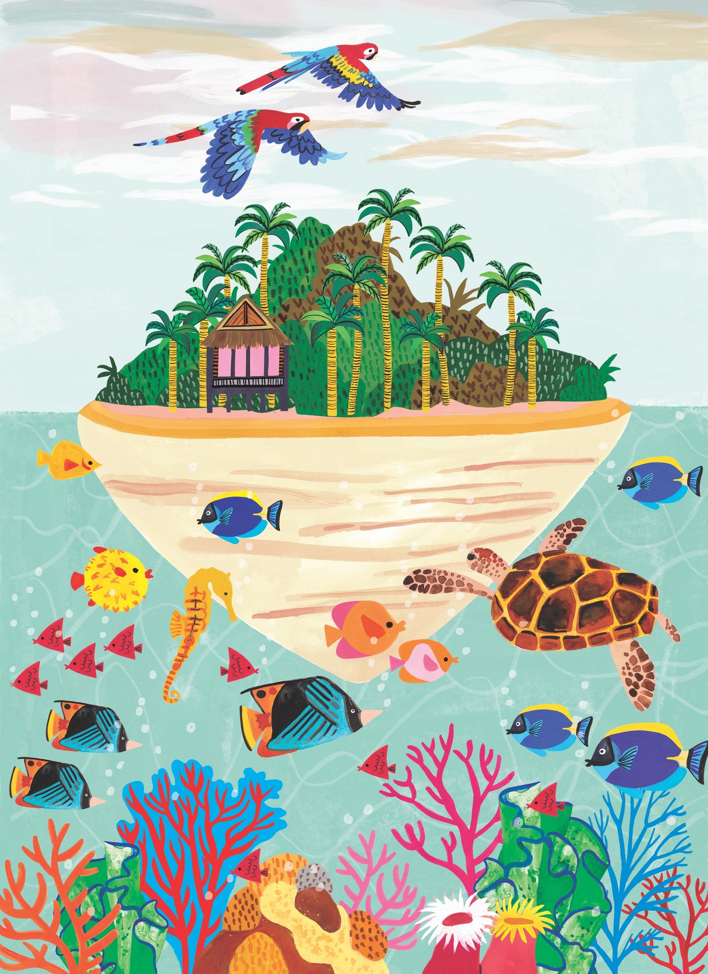 70 pc Surf Shack Puzzle