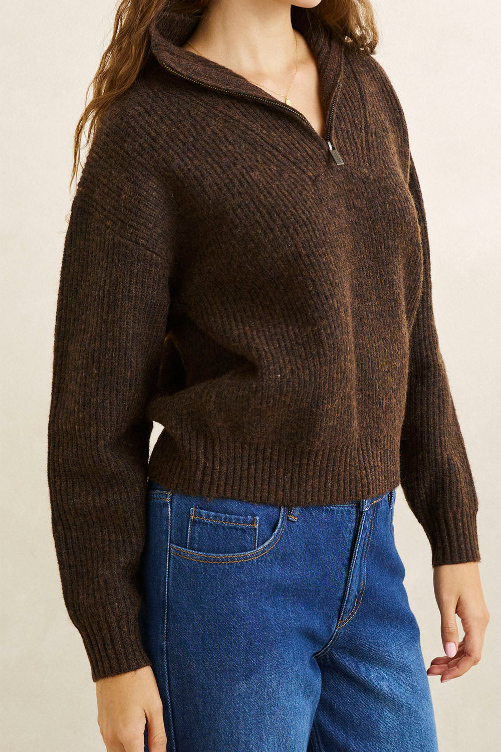 Quincy Zip Knit