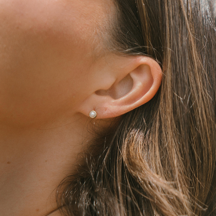 So Stoked Pearl Studs