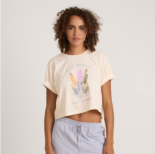 Nature Boxy Crop Tee