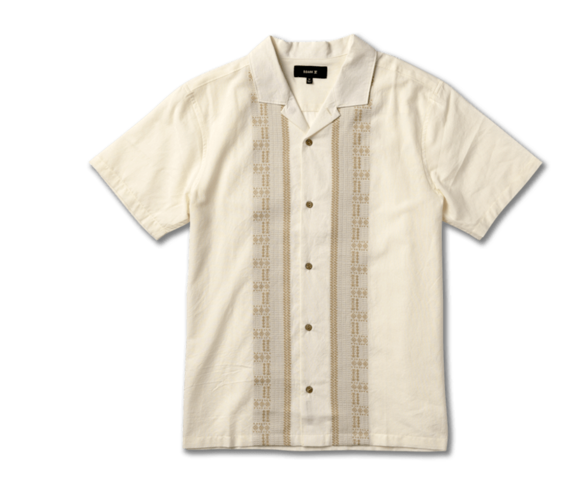Gonzo SS Woven Unbleached Embroidery