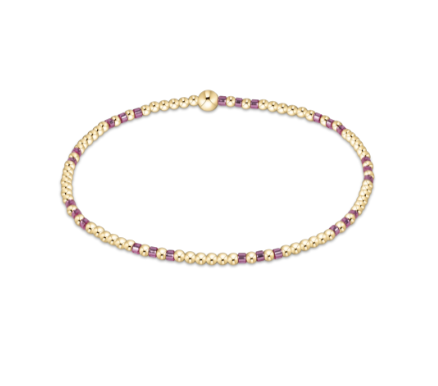 Hope Joy Pattern 2mm Bead Bracelet