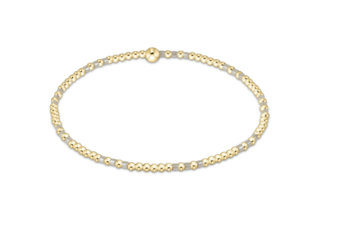 Hope Joy Pattern 2mm Bead Bracelet