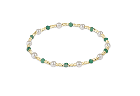 Pearl Sincerity Pattern 4mm Bead Bracelet