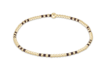 Hope Joy Pattern 2mm Bead Bracelet